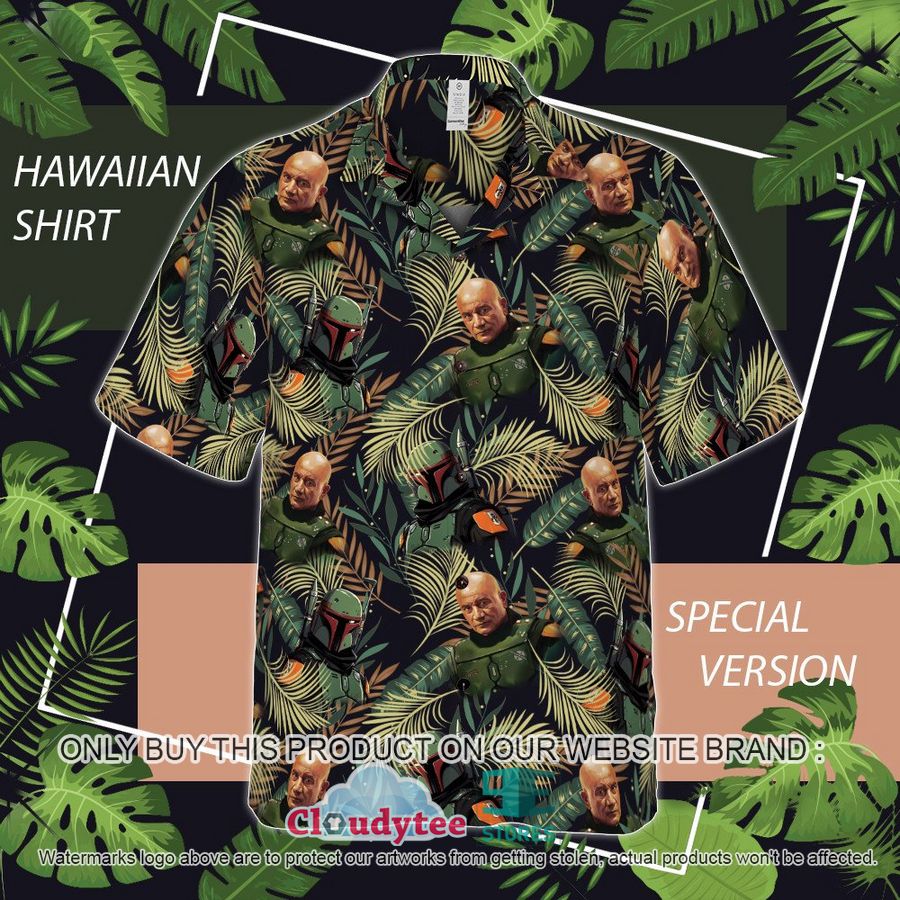 Star Wars Boba Fett tropical leafs Hawaiian Shirt