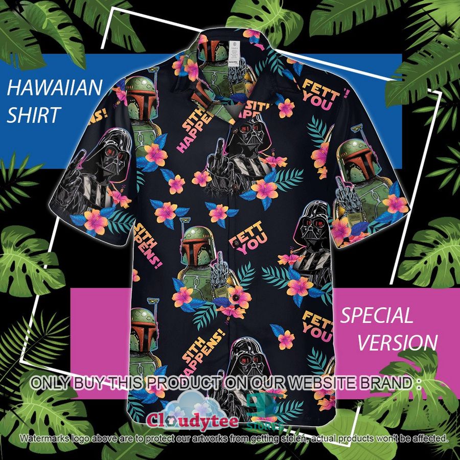 Star Wars Darth Vader black space Hawaiian Shirt