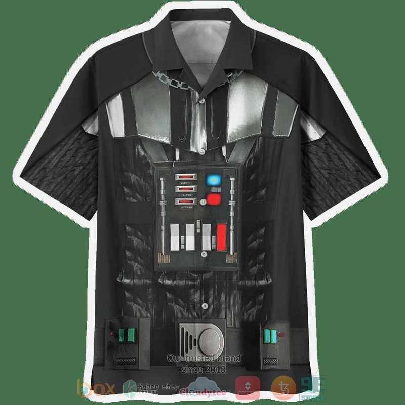 Star Wars Darth Vader Galaxy Purple 3d Hawaiian Shirt