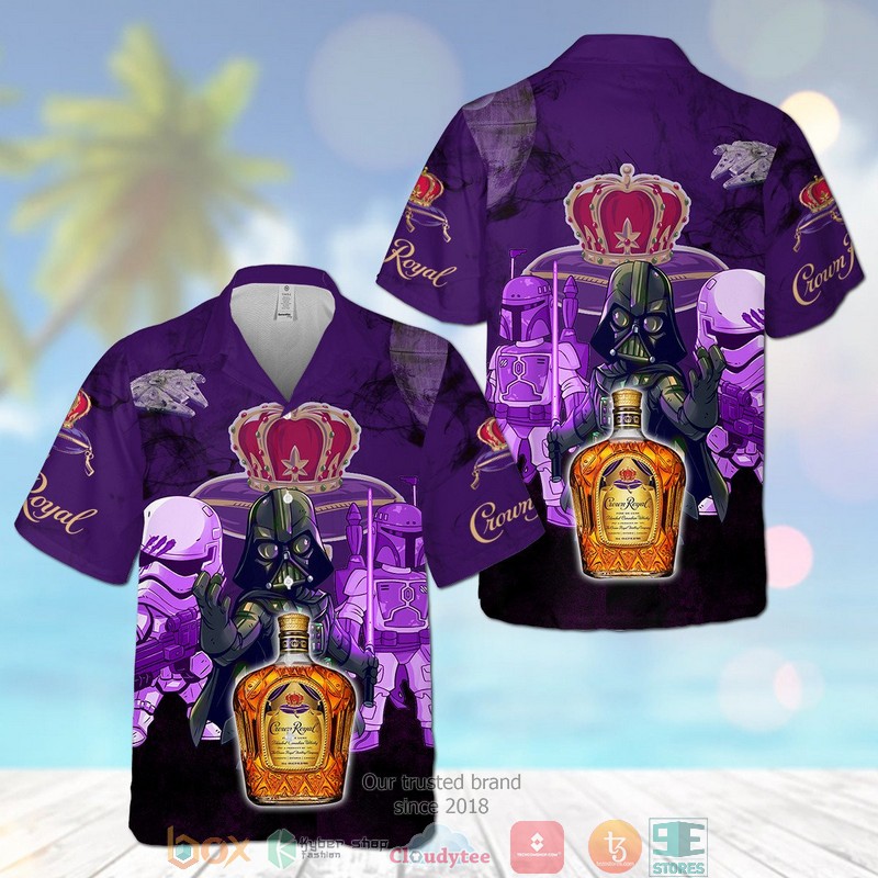 Star Wars Darth Vader Galaxy Purple 3d Hawaiian Shirt