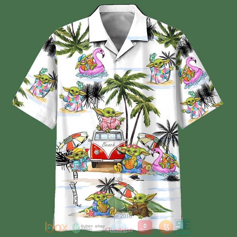 Star Wars flowers pattern Hawaiian Shirt