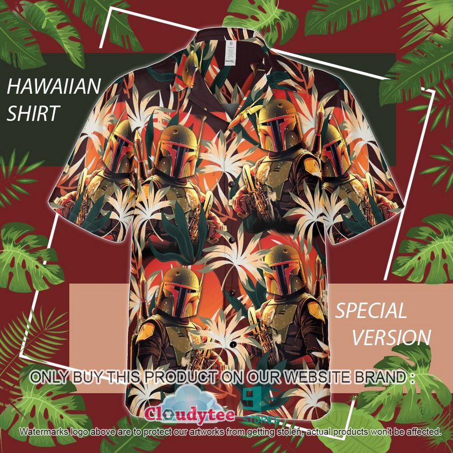 Star Wars Darth Vader Boba Fett Sith happens Fett You Hawaiian Shirt