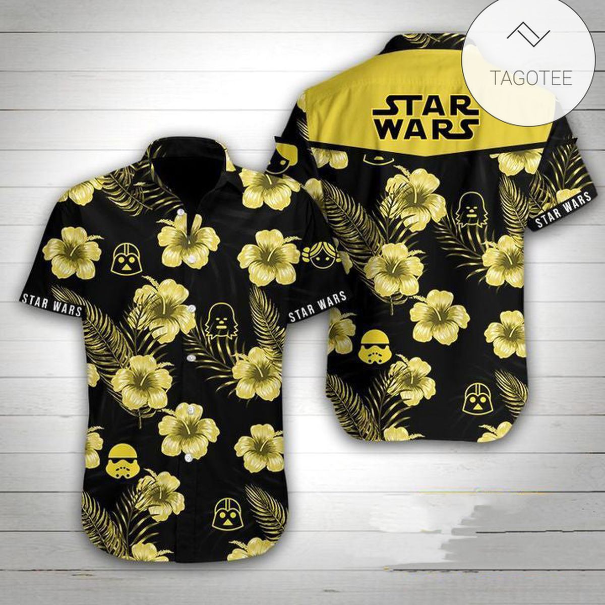 Star Wars Hawaiian Shirt D.vader Chibi Black Hawaii Tshirt