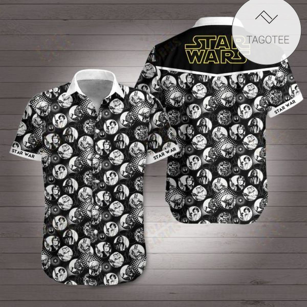 Star Wars Hawaiian Shirt Retro Action Figures Hawaii Tshirt Aloha Shirt