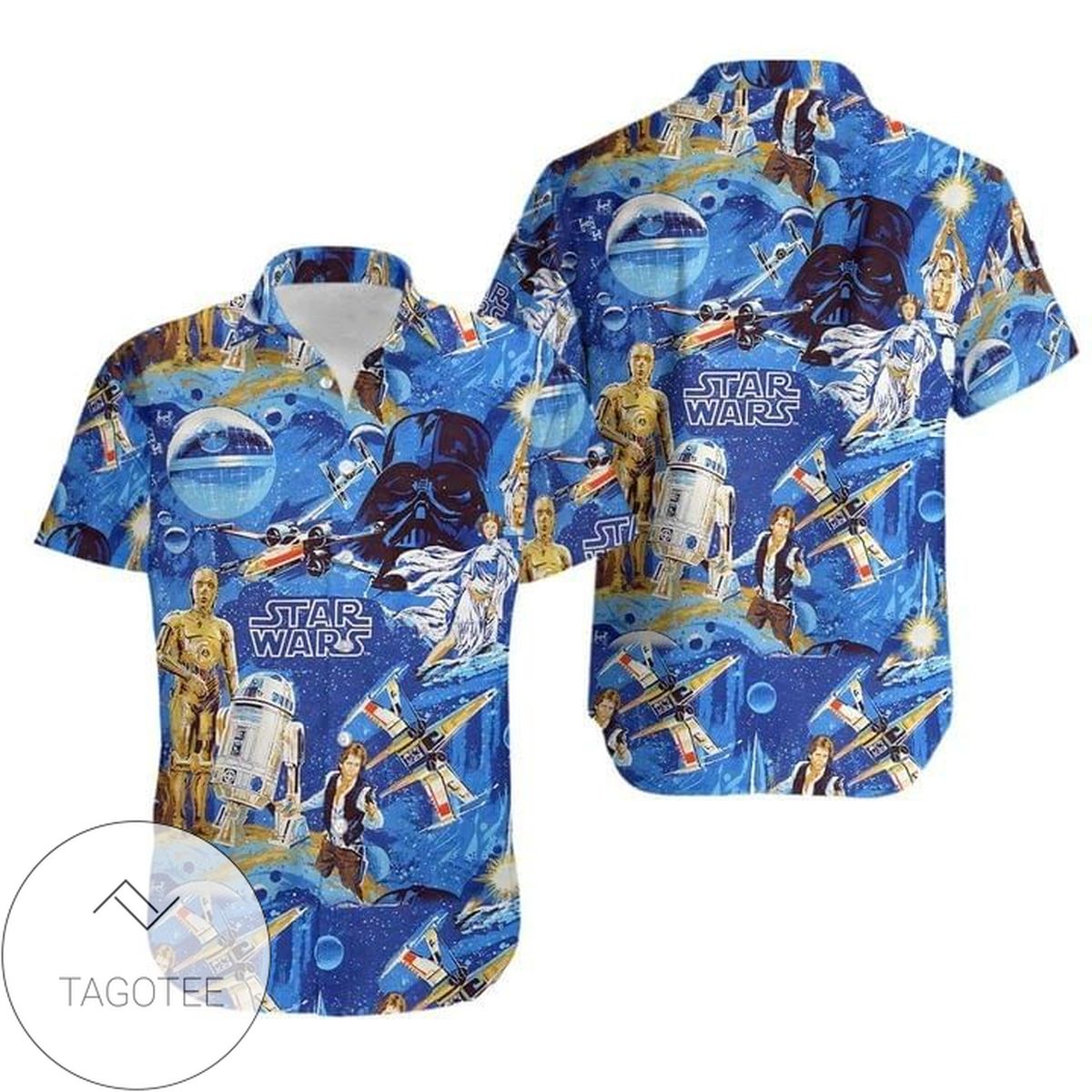 Star Wars Palm May The Force Be With You Hawaiian Shirt