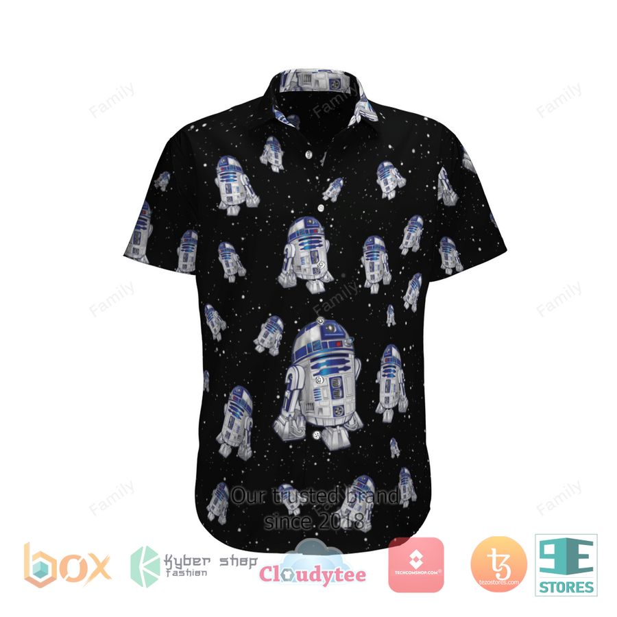 Star Wars R2d2 Adesivo Hawaiian shirt