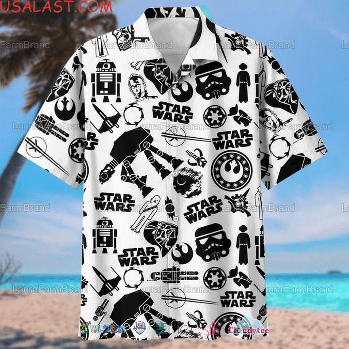 Star Wars Structural Drawing Aloha Hawaiian Shirt