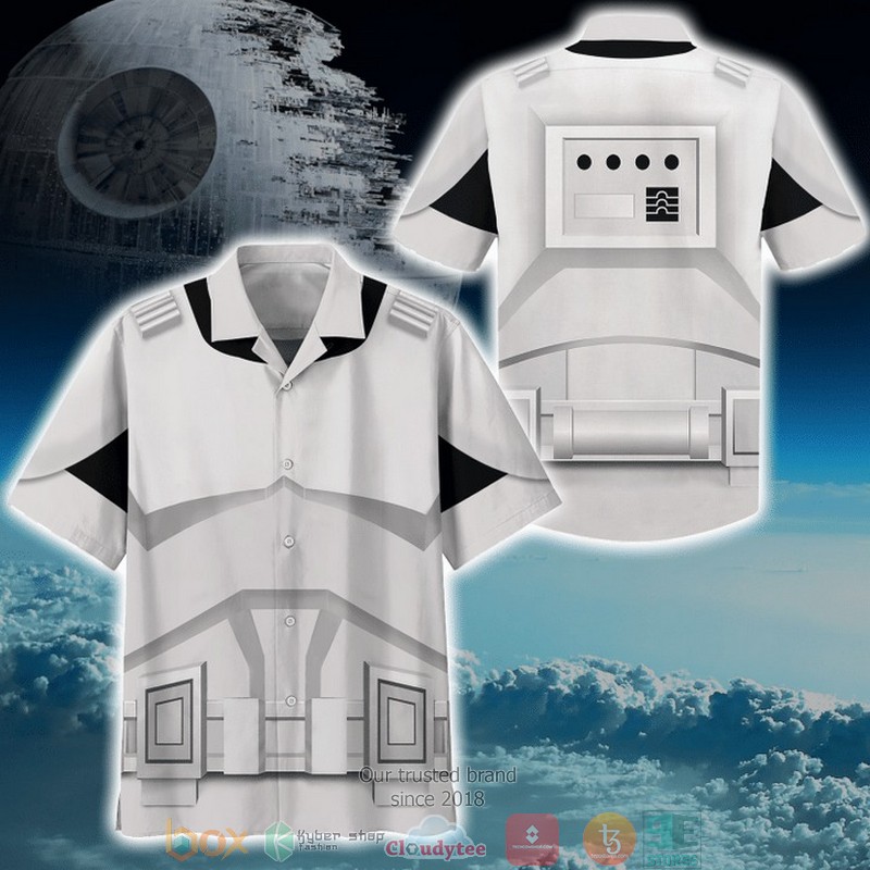 Star Wars Stormtrooper Horror Hawaiian 3D Shirt