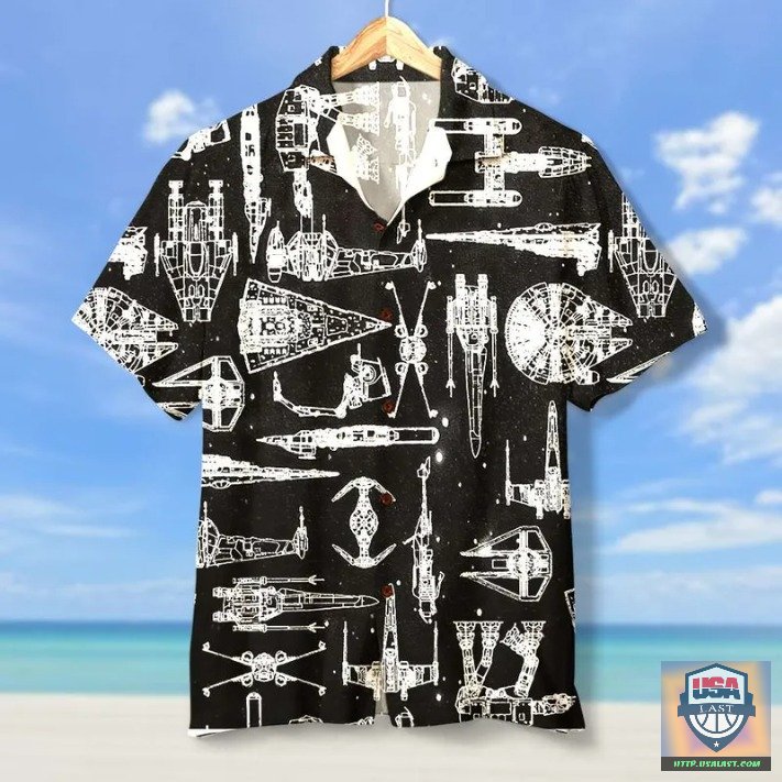 Star Wars Structural Drawing Style 4 Hawaiian Shirt Beach Short