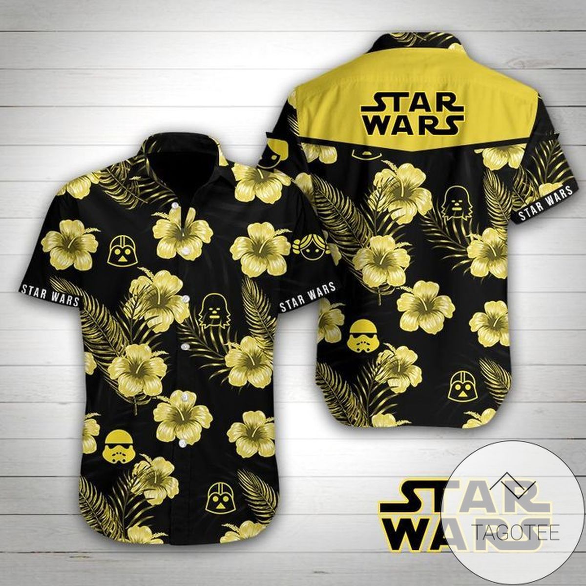 Star Wars Tropical Flower Short Sleeve Authentic Hawaiian Shirt 2022