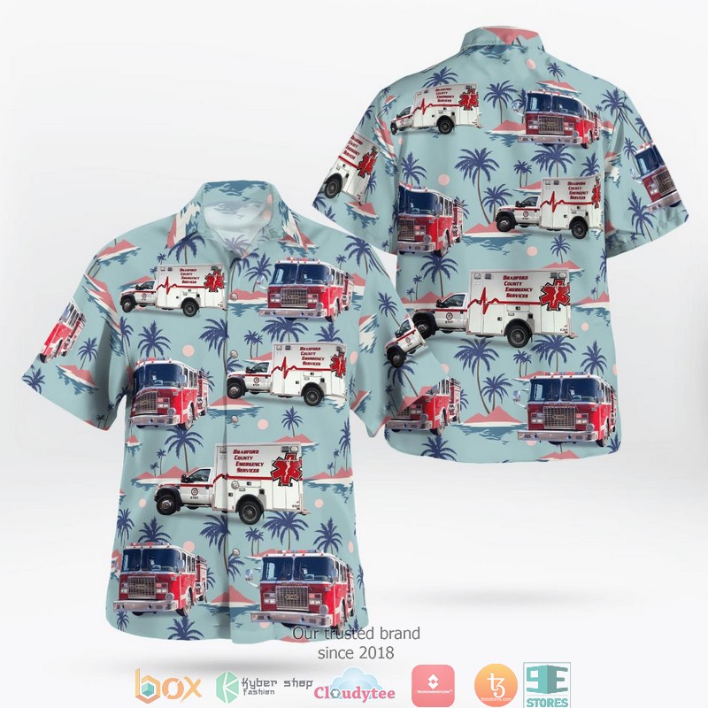 Ste Genevieve Fire Department Hawaiian Shirt