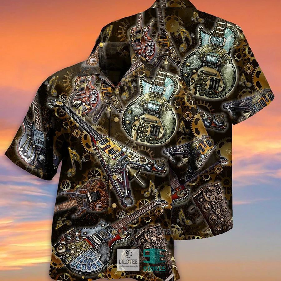 Steampunk Tarot Casual Hawaiian Shirt