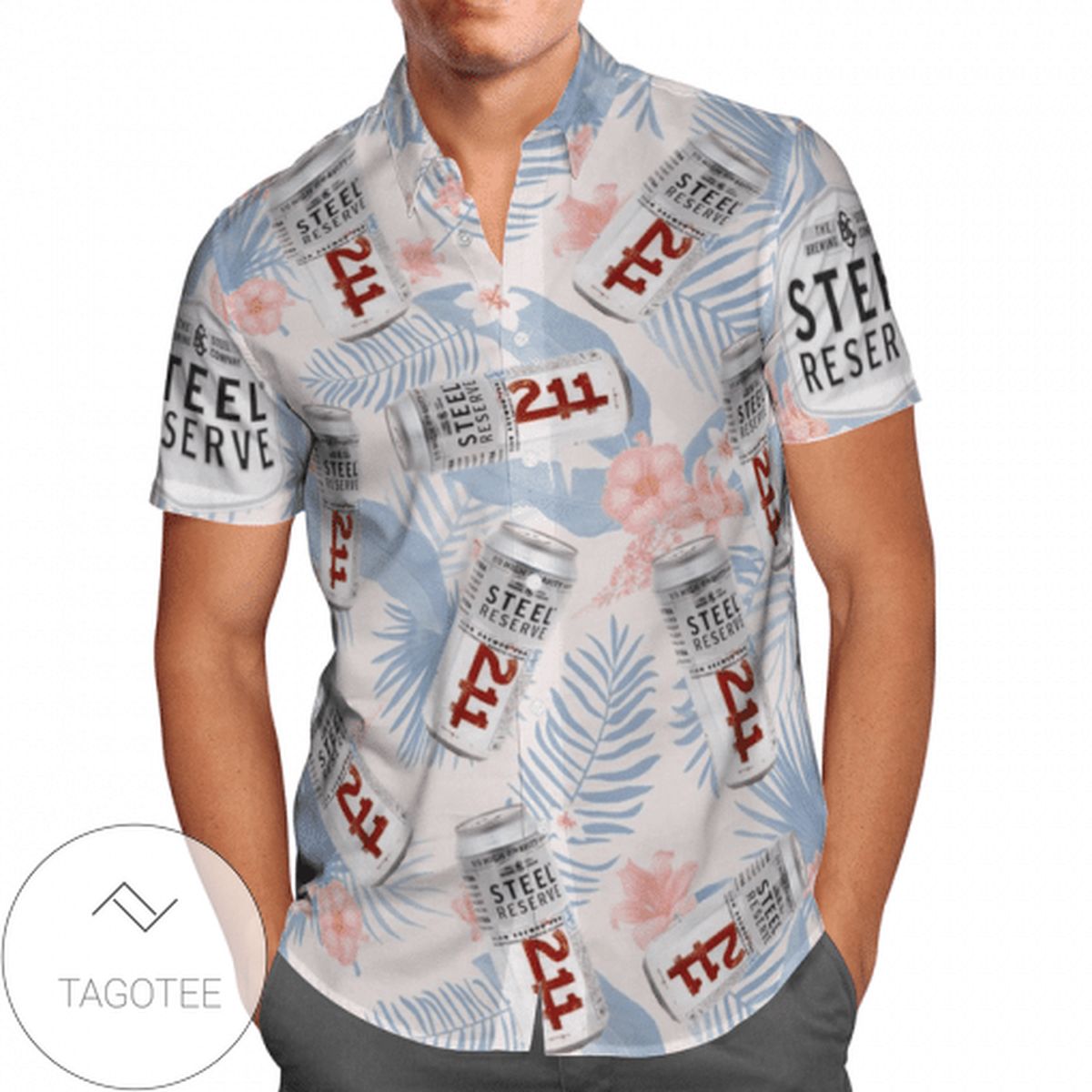 Steel Reserve All Over Print 3D Hawaiian Shirt