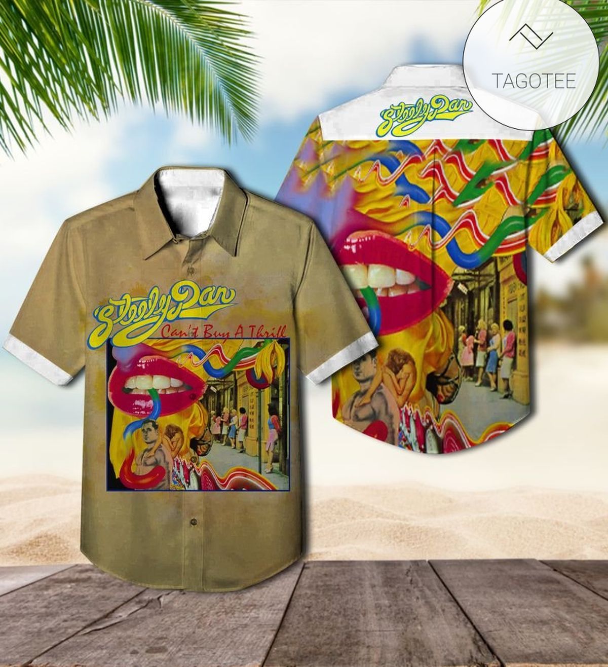 Steely Dan Countdown To Ecstasy Album Cover Hawaiian Shirt