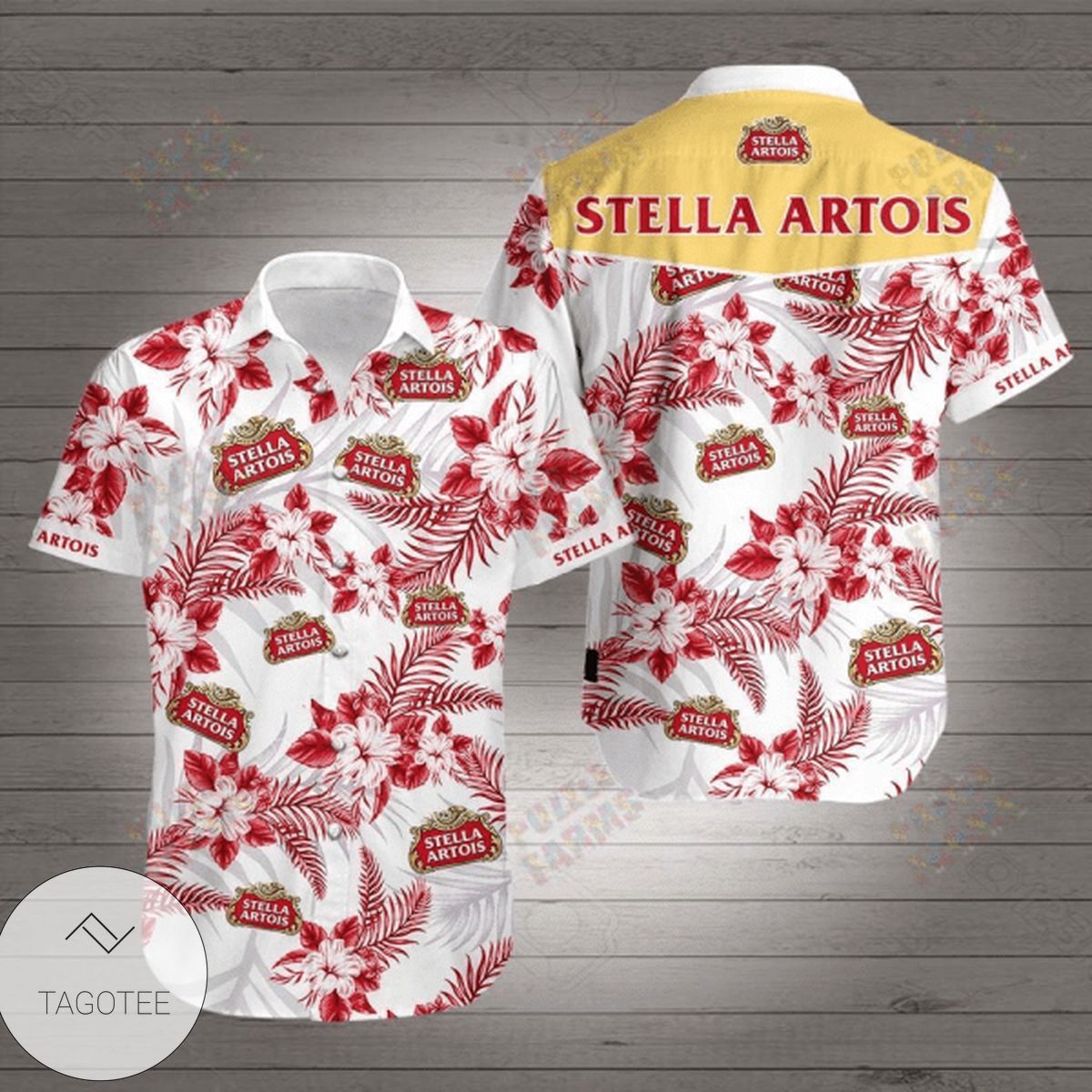 Stella Artois Hawaiian Shirt