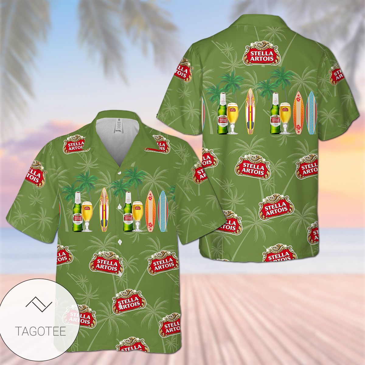 Stella Artois Hawaiian Shirt