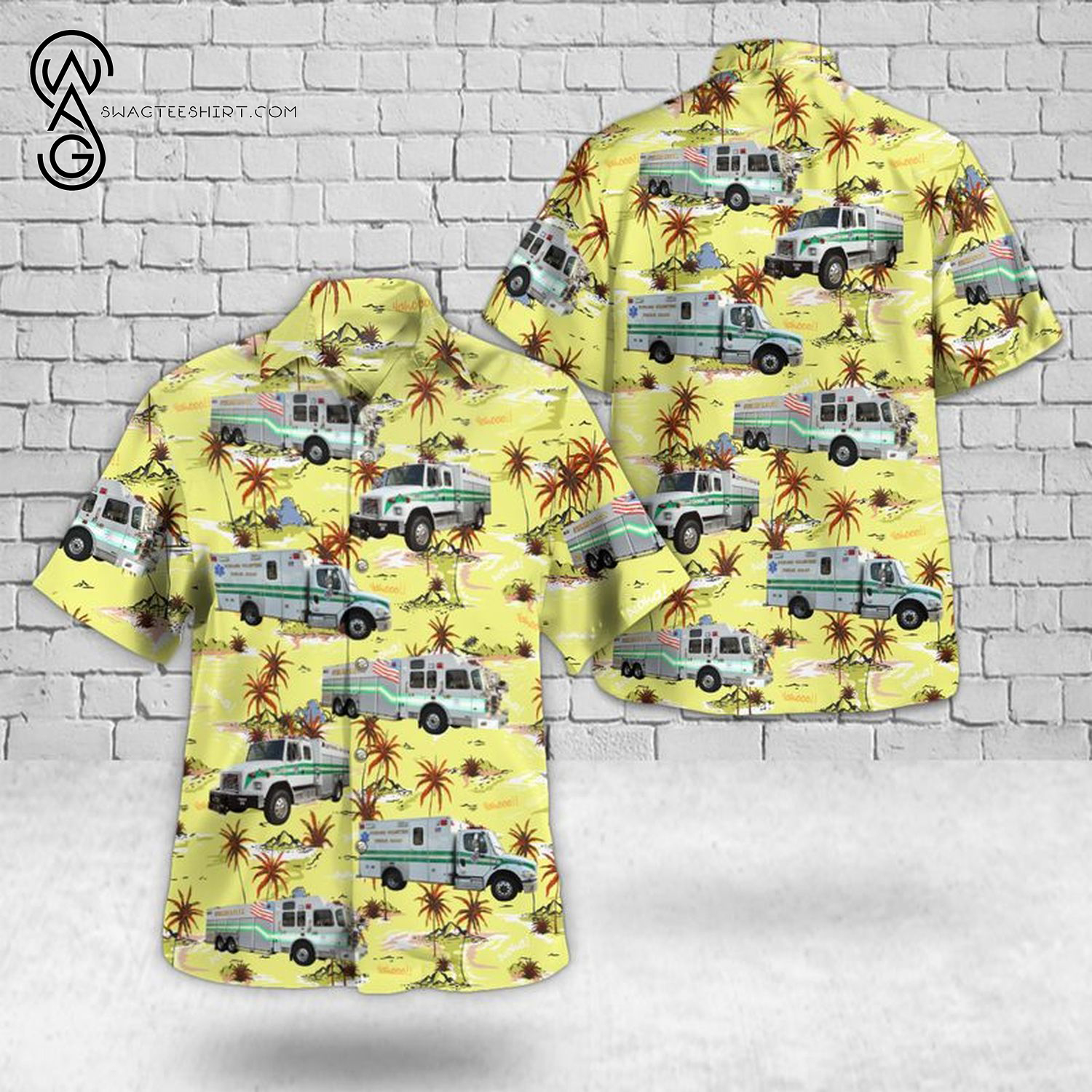 Stock Car Racing Magazine Full Printing Hawaiian Shirt