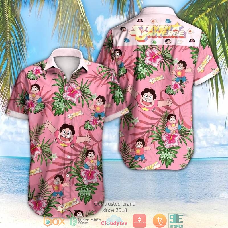 Stewart-Haas Racing No. 4 Ford Mustang Hawaiian Shirt