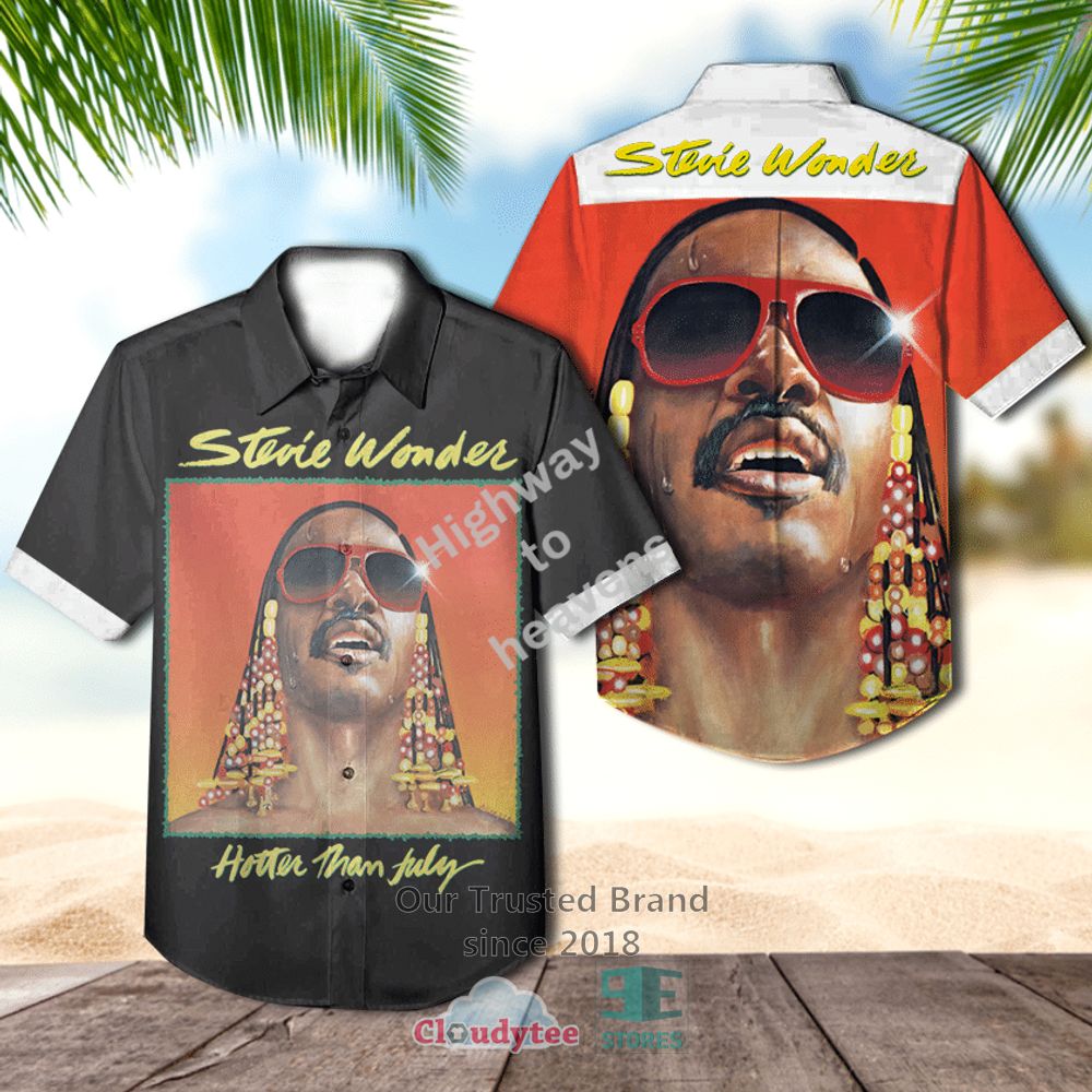 Stevie Wonder Music Of My Mind Casual Hawaiian Shirt