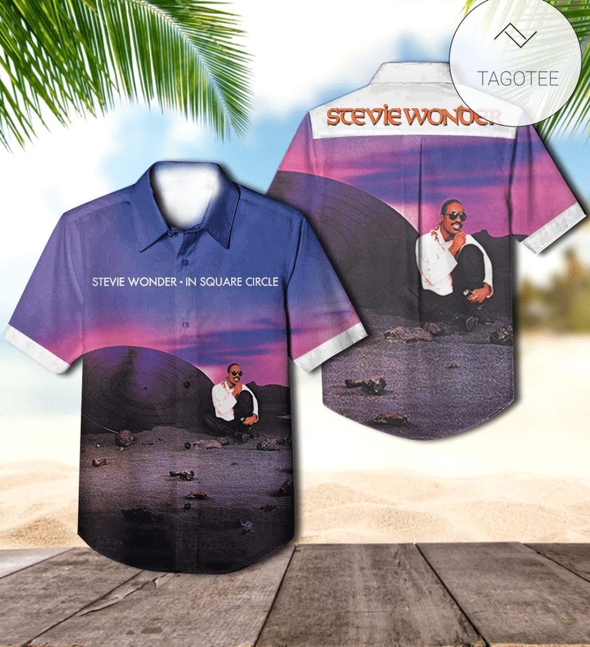 Stevie Wonder Innervisions Album Cover Hawaiian Shirt