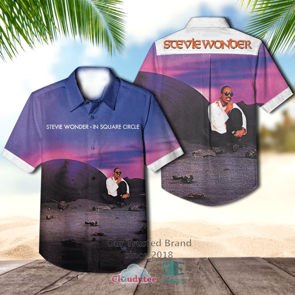 Stevie Wonder Original Musiquarium Casual Hawaiian Shirt