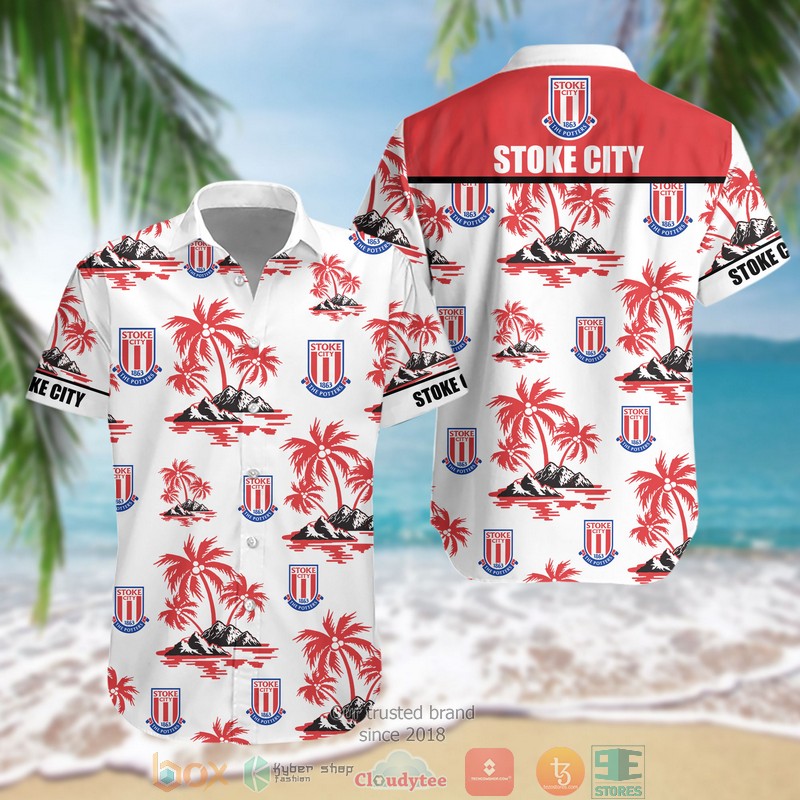 Stoke City Premier League Hawaii 3D Shirt