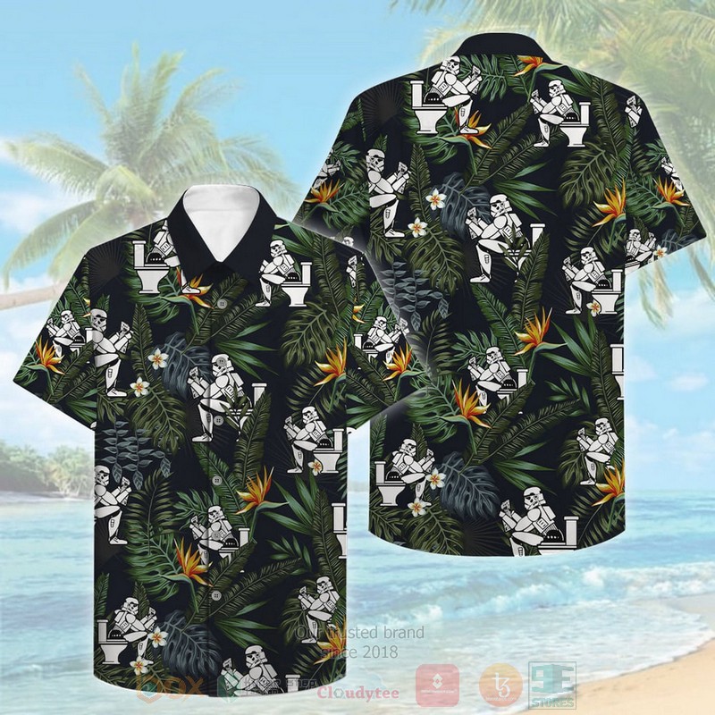 Stridsbat 90 Sweden Navy Hawaiian Shirt