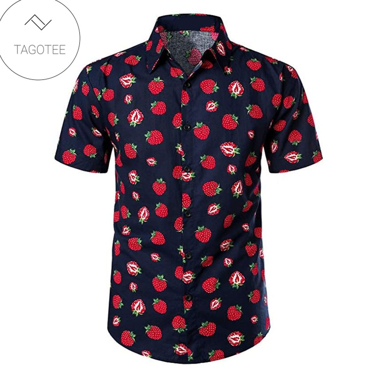 Strawberry Hawaiian Shirt Perfect Strawberry Clothing