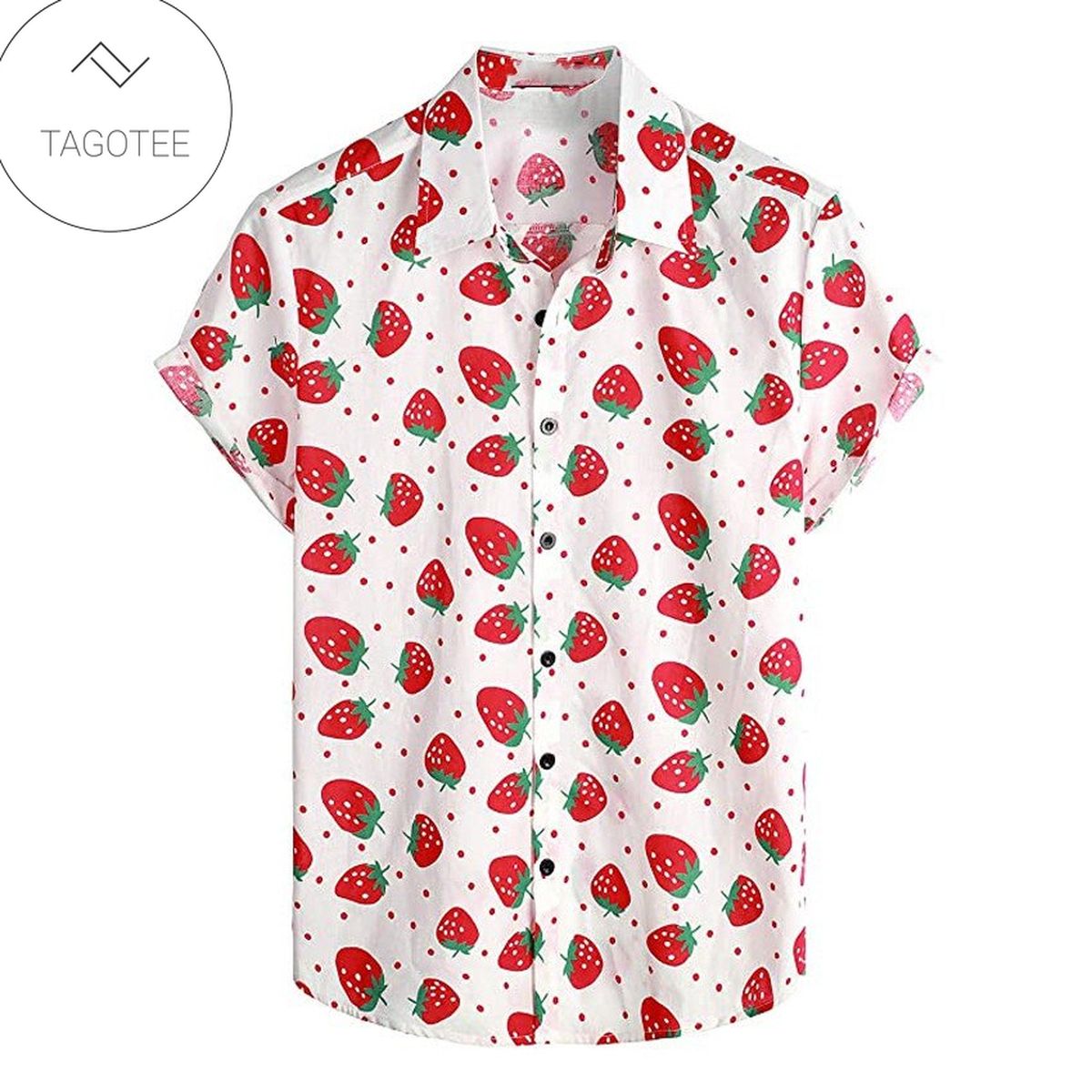 Strawberry Hawaiian Shirt Perfect Gift Ideas For Strawberry Lover