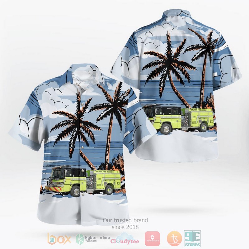 Stranger Things Floral Hawaiian Shirt