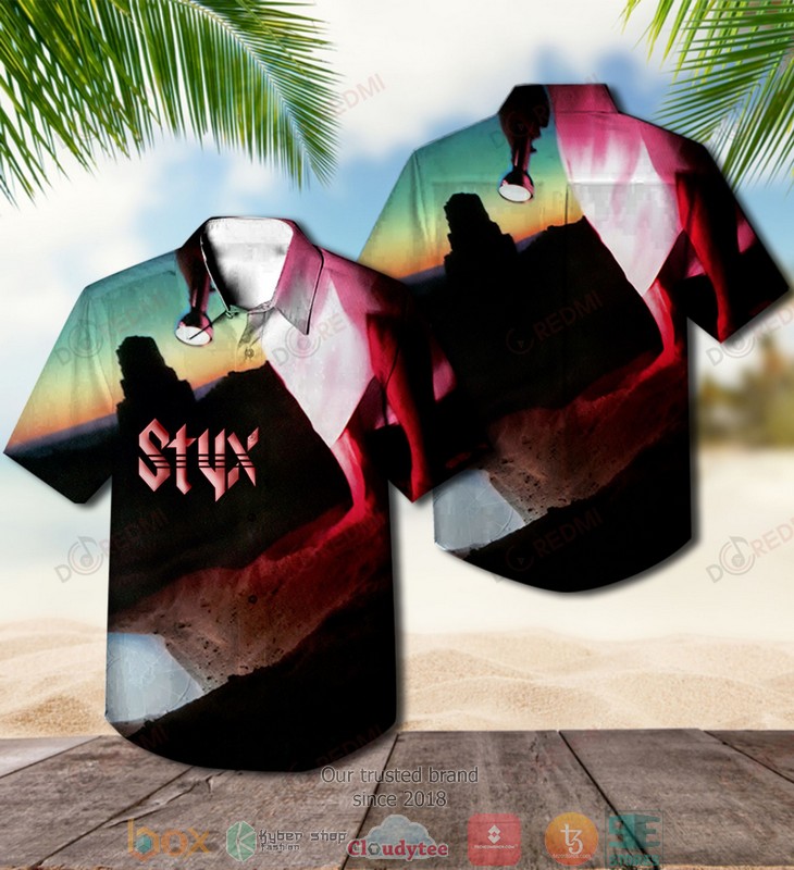 Styx Band Crash Of The Crown Hawaiian Shirt