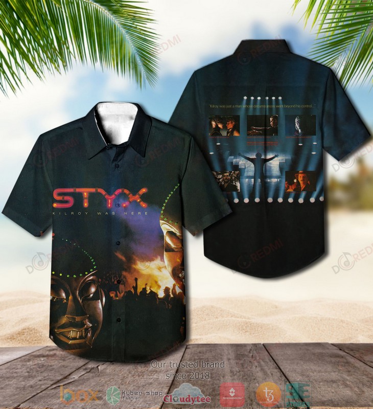 Styx Band Edge Of The Century Hawaiian Shirt