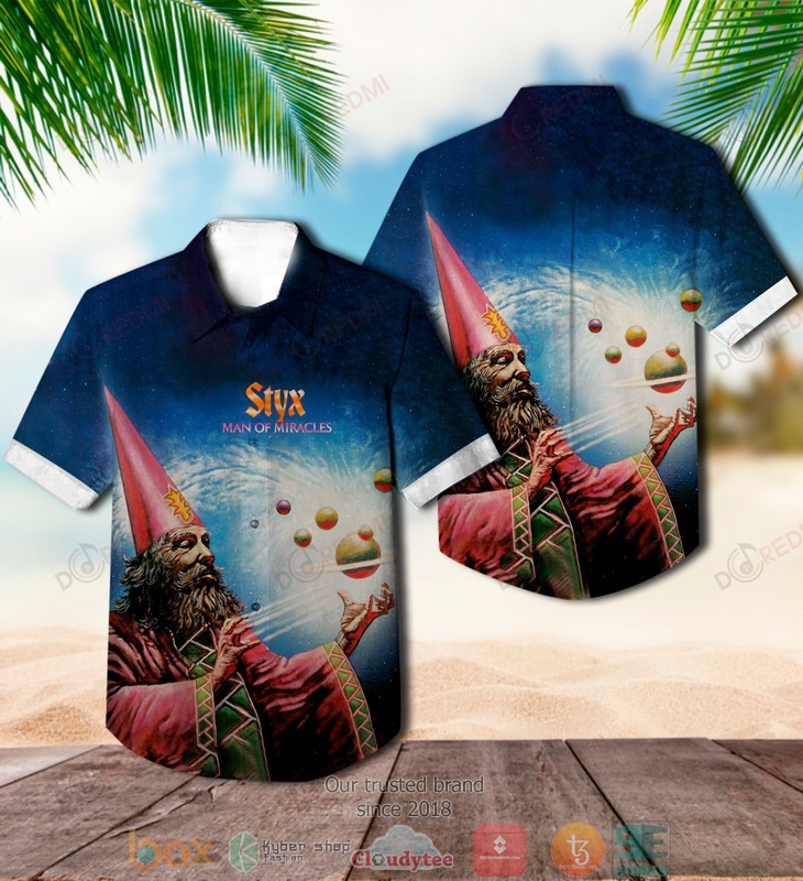 Styx Band Paradise Theatre Hawaiian Shirt