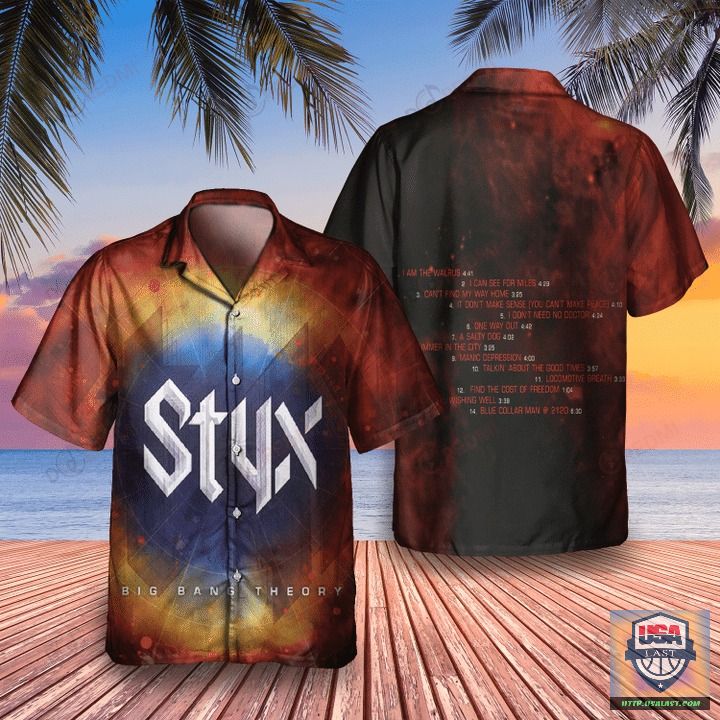 STYX Cornerstone 1979 Album Hawaiian Shirt | Usalast