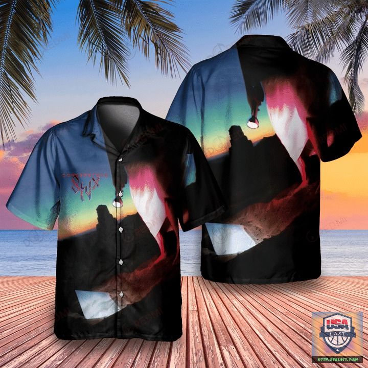 STYX Crystal Ball 1976 Album Hawaiian Shirt | Usalast