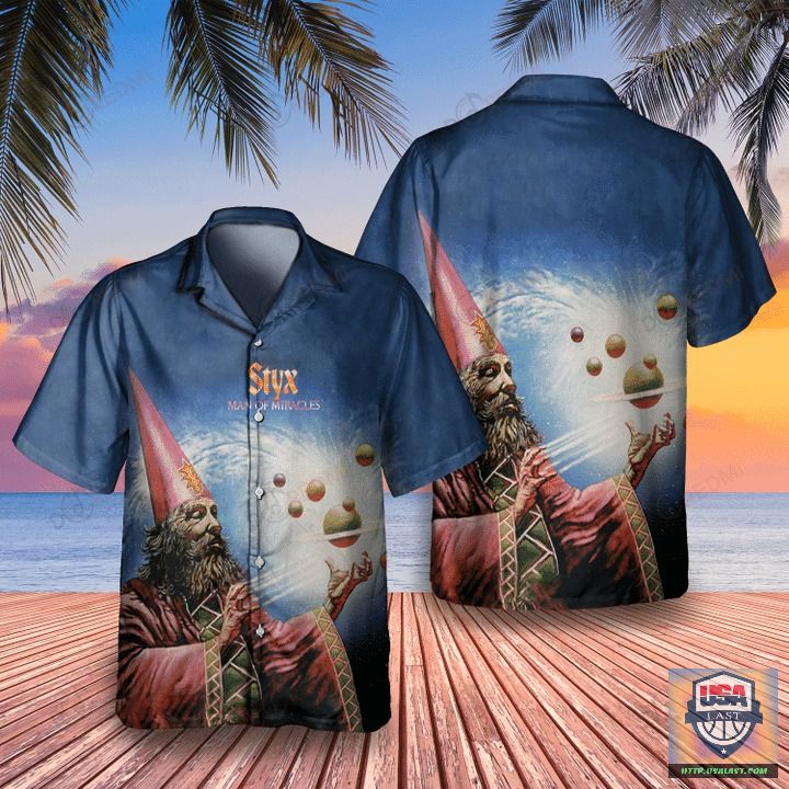 STYX Paradise Theatre 1981 Album Hawaiian Shirt | Usalast