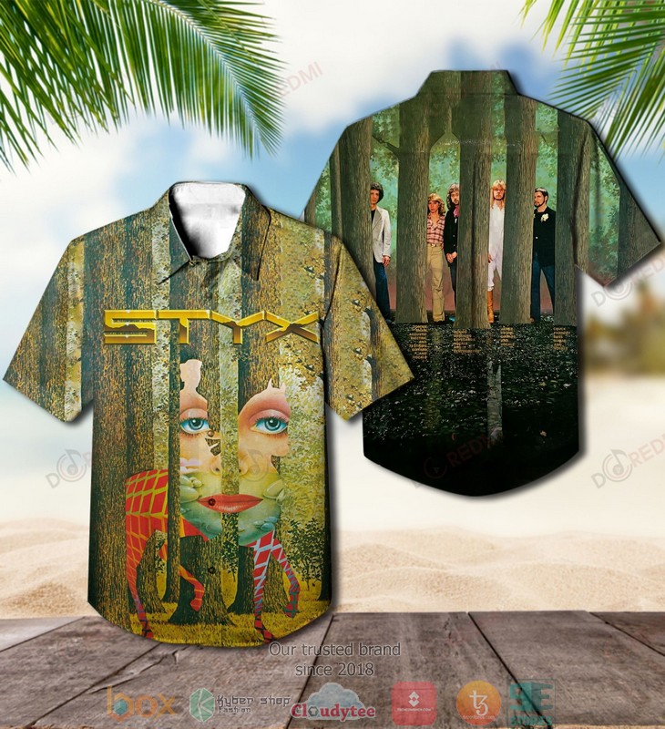 Styx hibiscus Hawaiian Shirt