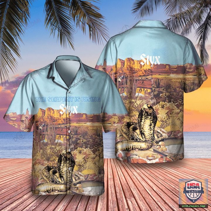 STYX The Grand Illusion Album Casual Hawaiian Shirt | Usalast