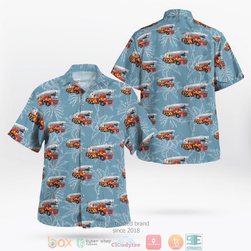 Suffolk County New York Suffolk County Police Department Marine Bureau And Eurocopter AS 350B2 Ecureuil Hawaiian Shirt