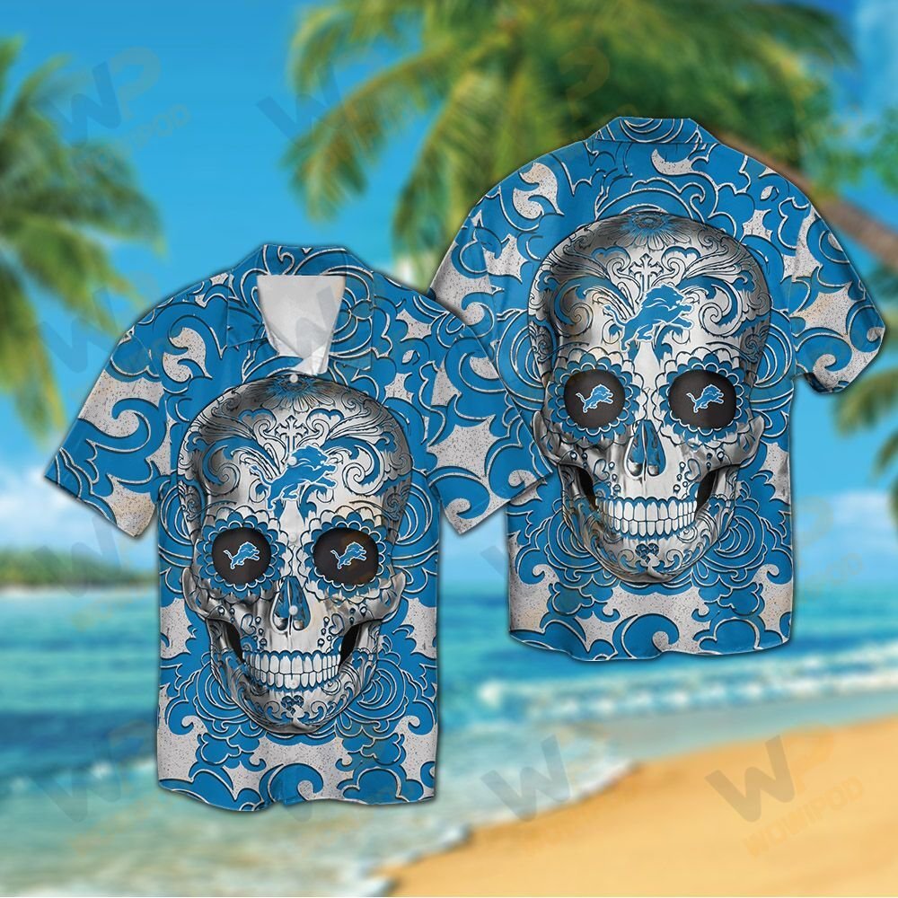 Sugar Skull Houston Texans hawaiian shirt