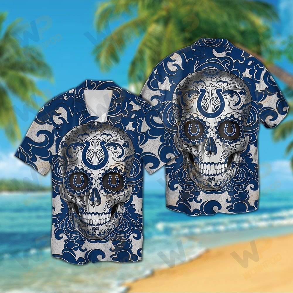 Sugar Skull Jacksonville Jaguars hawaiian shirt