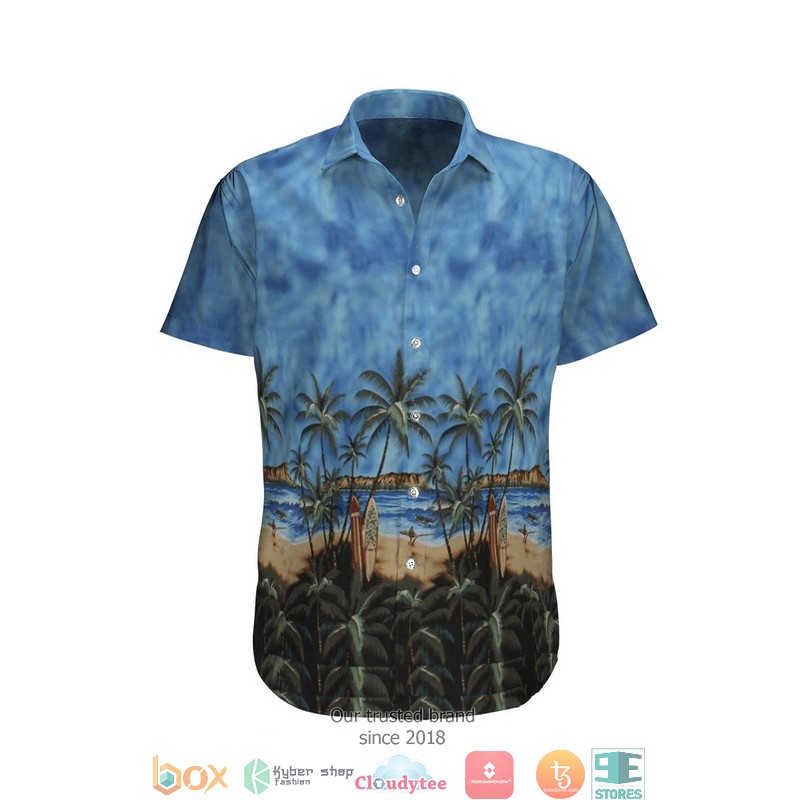 Summer Beach Ocean Hawaiian Shirt, Short