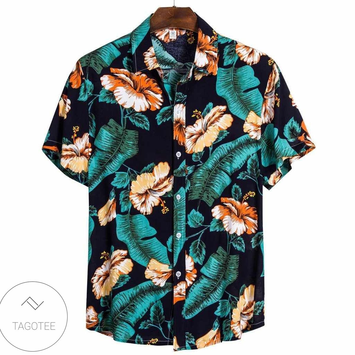 Summer Beach Hawaiian Flowers Shirt