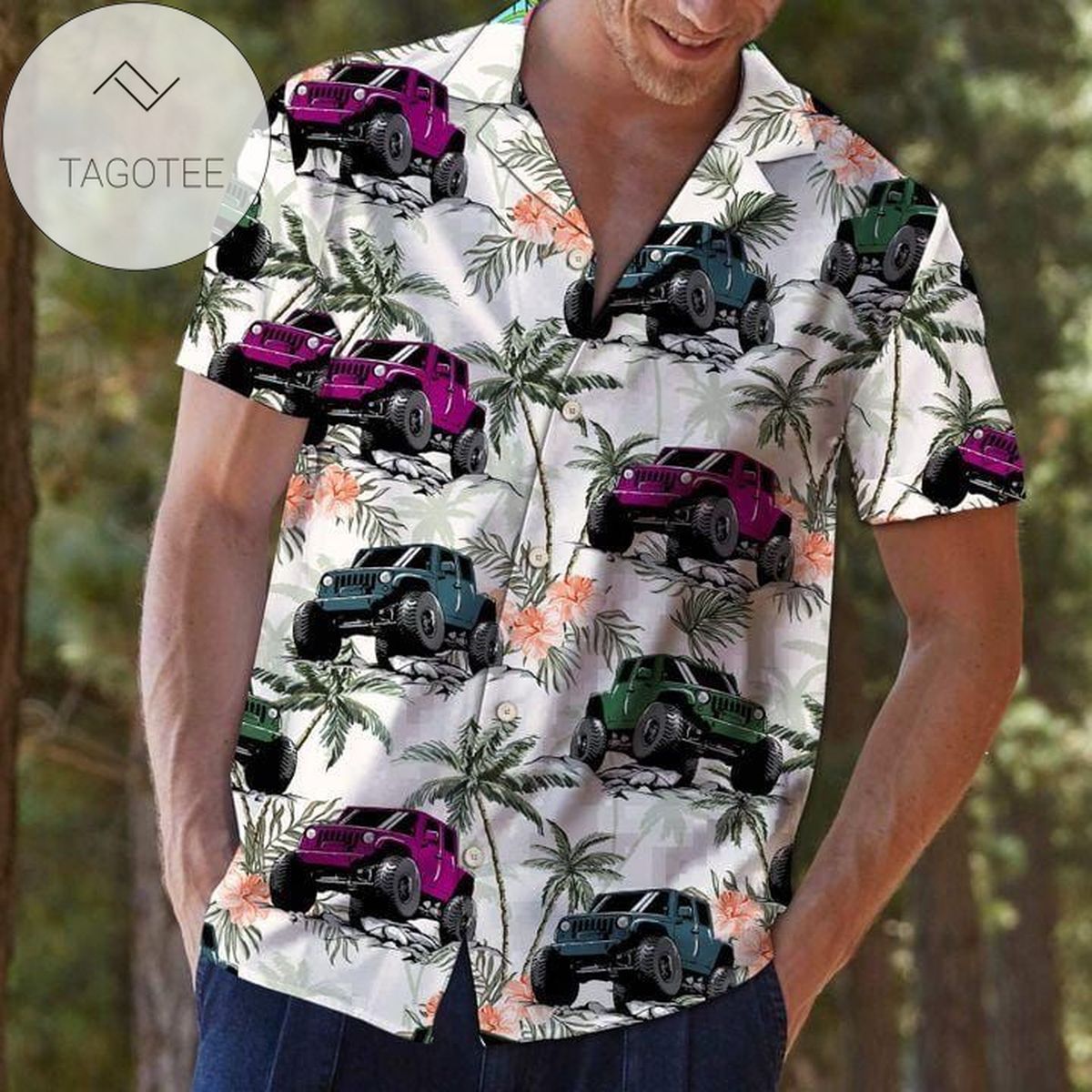 Summer Motorcycles Coconut Unisex Hawaiian Shirts