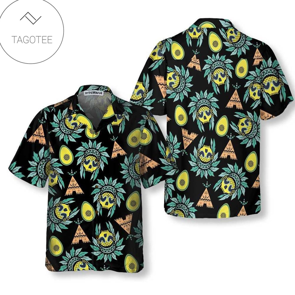 Summer Paradise Golden Retriever Hawaiian Shirts