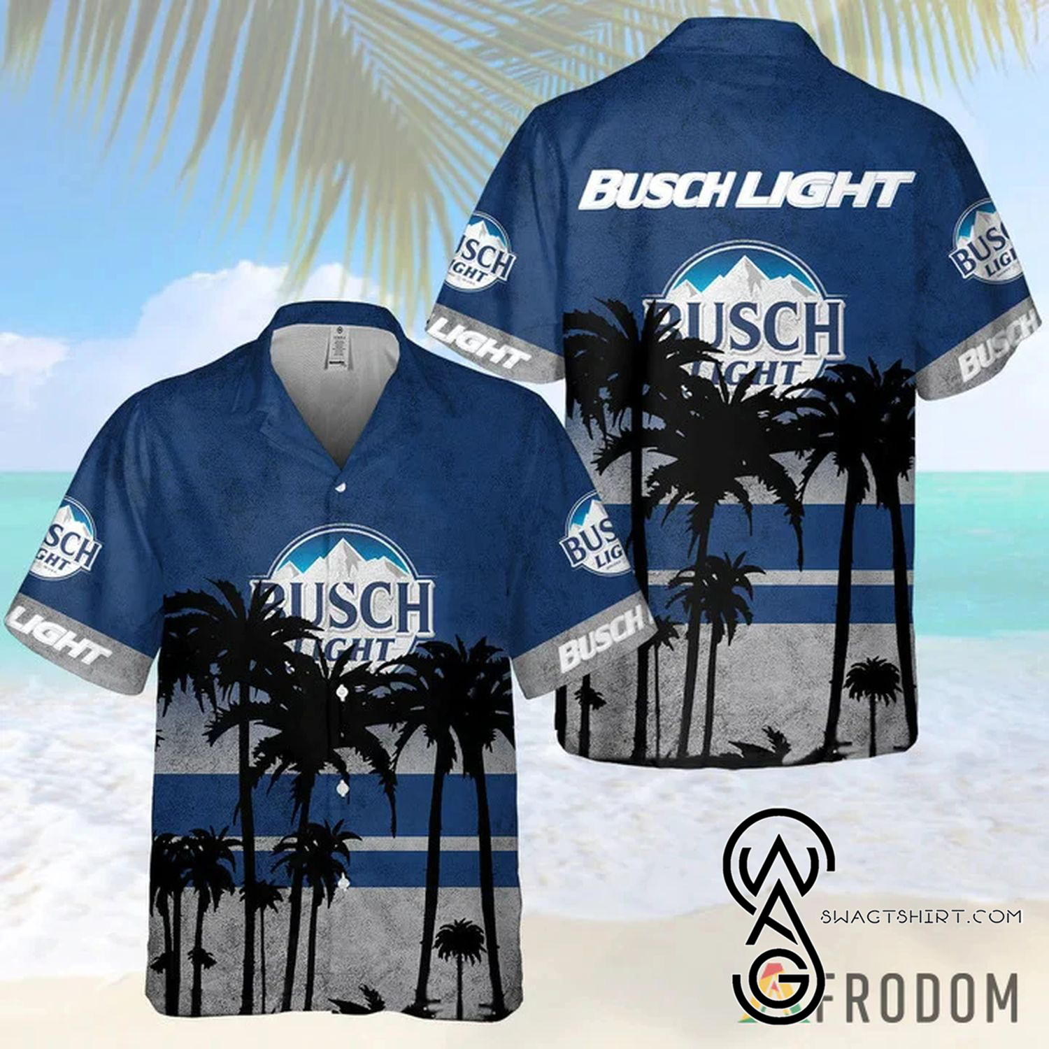 Summer Vibes Busch Light Beer Summer Outfits Hawaiian Shirt