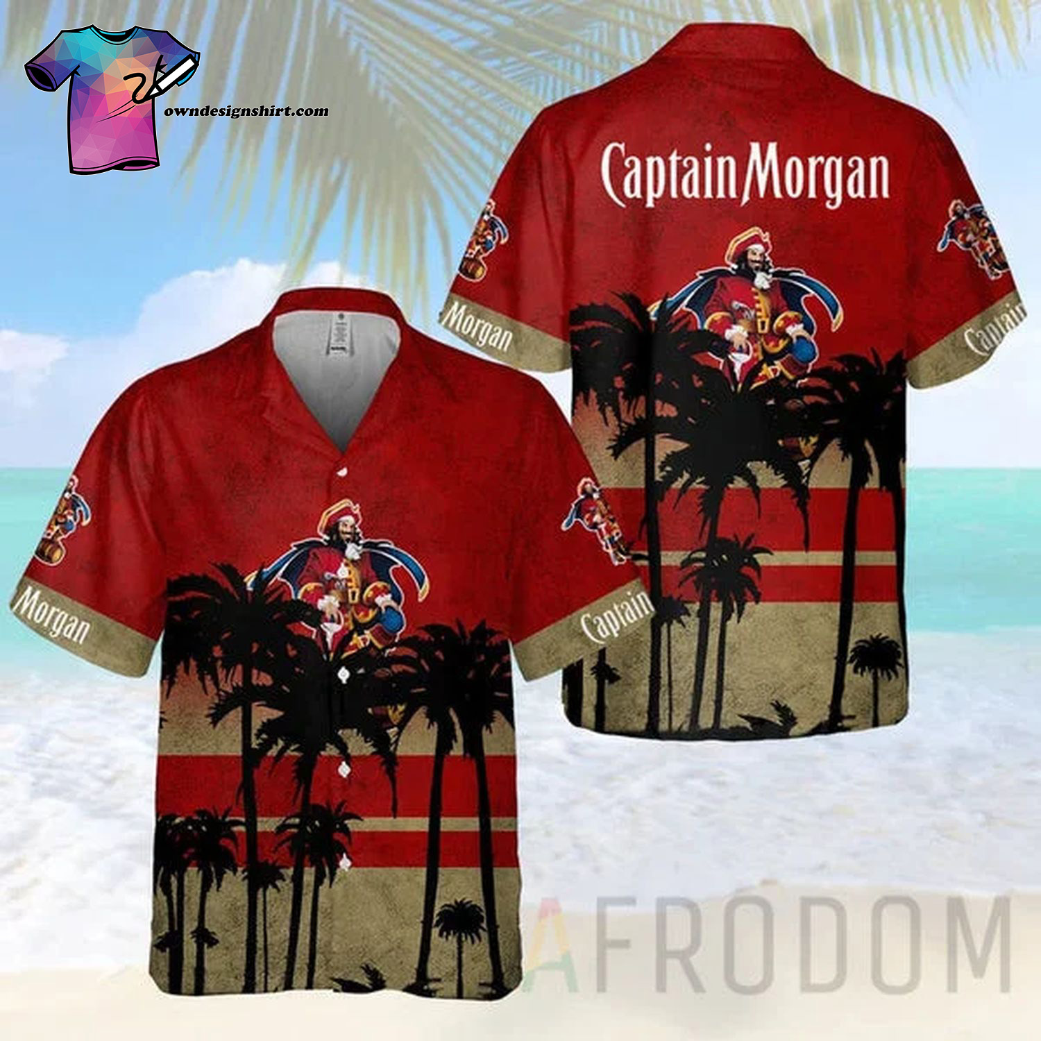 Summer Vibes Captain Morgan Rum Hawaiian Shirt