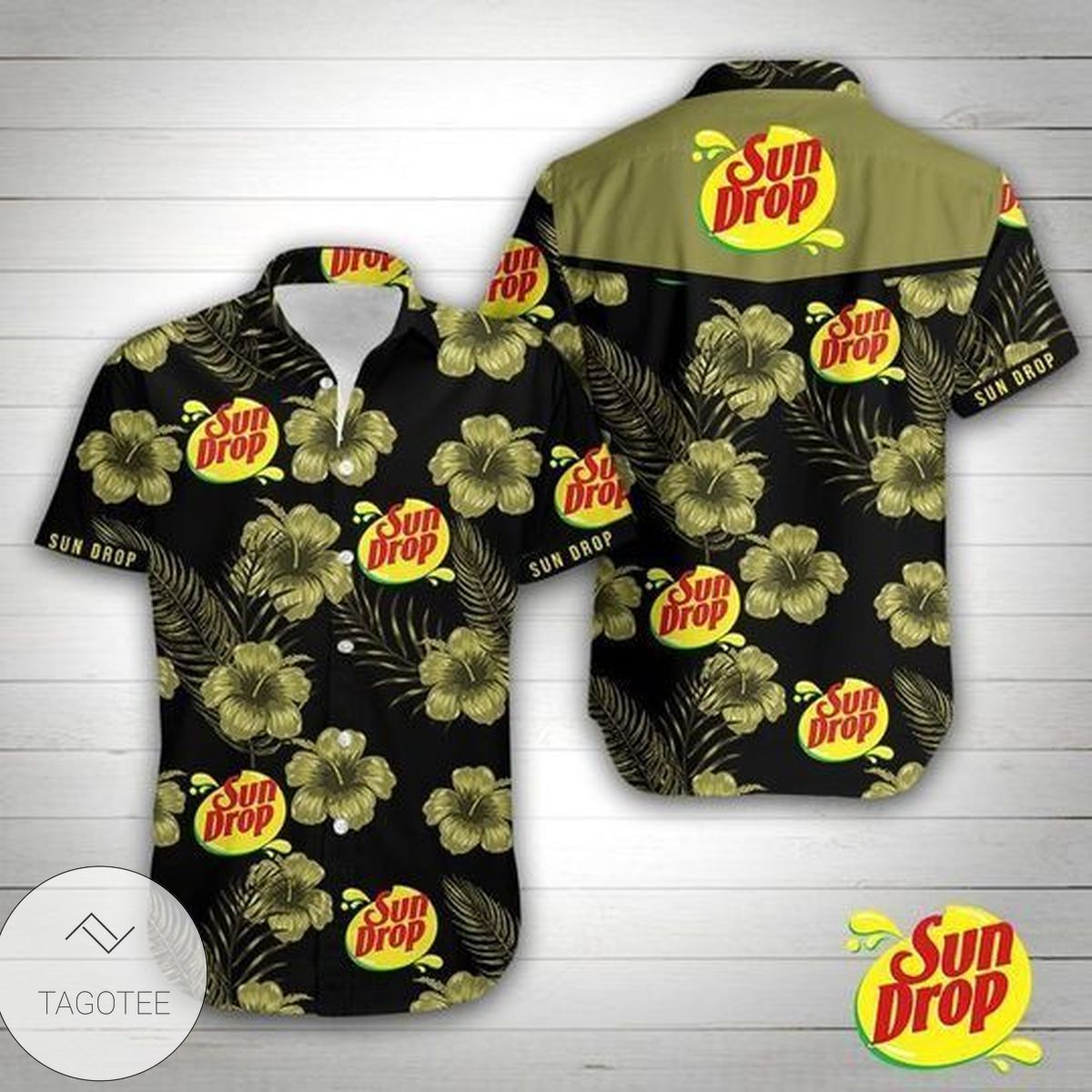 Sun Drop Hawaiian Shirt Summer Button Up Shirt For Men Hawaiian Summer Trends Shirt 2020