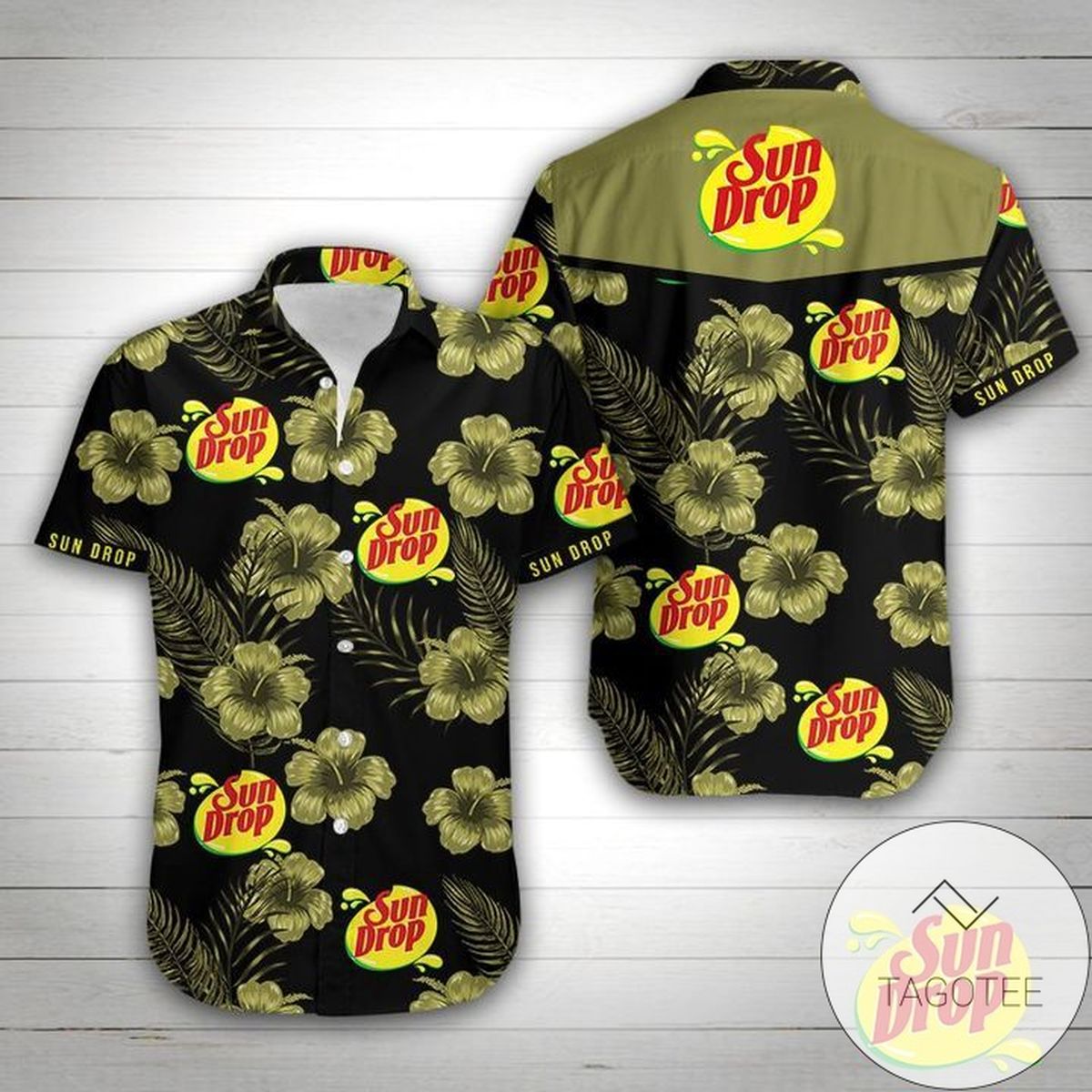 Sun Drop Hawaiian Shirt Summer Button Up Shirt For Men Hawaiian Summer Trends Shirt 2020