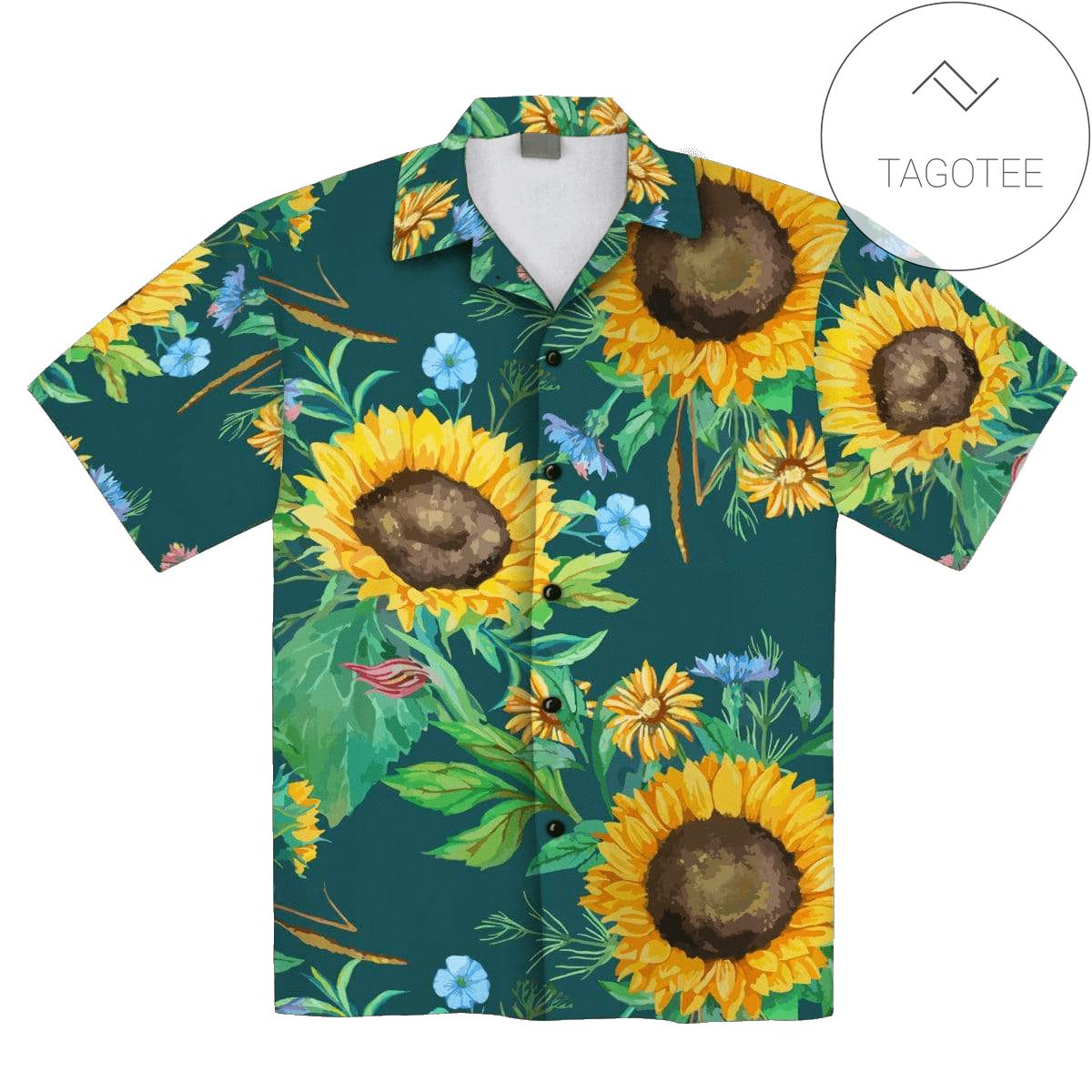 Sunflower Hawaiian Shirt Perfect Gift Ideas For Sunflower Lover